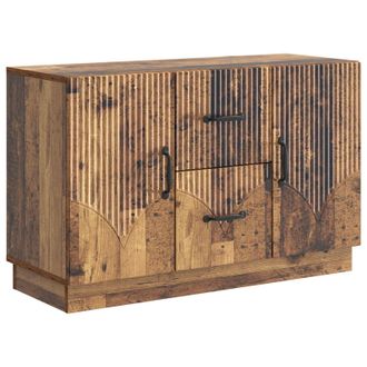 vidaXL Aparador Con Caj&oacute;n Madera Envejecida 89 X 34,5 X 57 Cm Vidaxl
