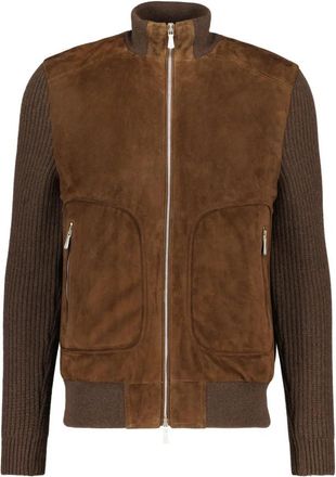 Eleventy Licht Jack - Heren - Zomerjassen - Bruin - XL - Jassen