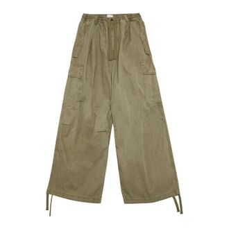 Amish Heren, Broeken, Groen, Maat: S Katoen