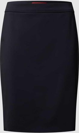 HUGO BOSS Sweatshirt mit Logo-Print Modell The HUGO Sweater in Marine, Gr&ouml;&szlig;e 40