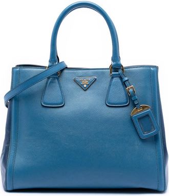 Prada Pre-owned Prada Bicolor Saffiano Lux Galleria Satchel Ladies R33SW83DTX11NB2F