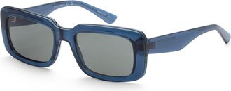 Karl Lagerfeld Womens 54 mm Blue Sunglasses