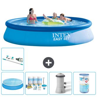 Intex Piscina Easy Set Redonda - 396x84 Cm - 7-piezas S30682