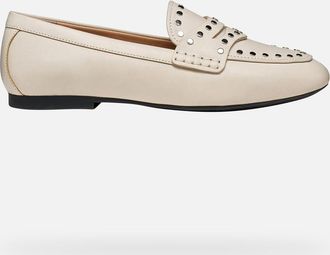 Geox Scarpe New Palmaria Donna Beige Chiaro