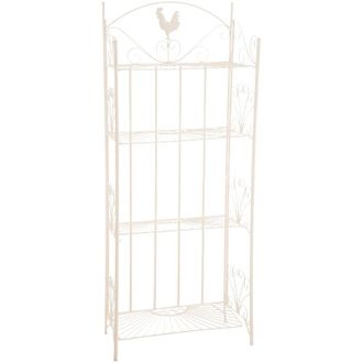 Clp tag&egrave;re Pieghevole Mia in Ferro crema