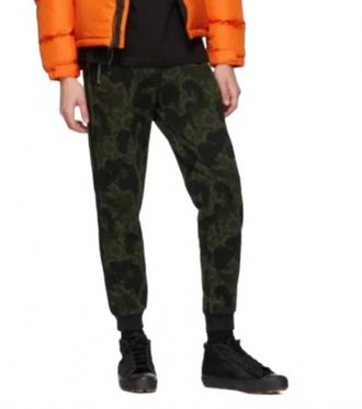Coach 1941 Mens Wild Beast Track Pants In Black/olive