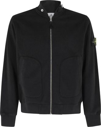 Stone Island Bomberjack - Heren - Bomber jackets - Zwart - S - Katoen - Jassen