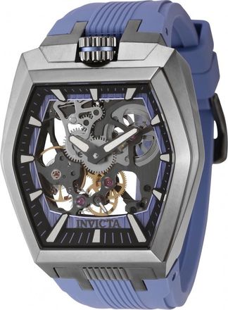 Invicta Akula Hand Wind Black Dial Mens Watch 44019