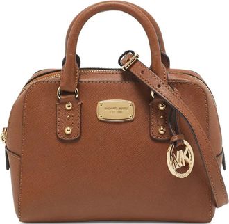 Michael Kors Pre-owned shopper met logoplakkaat - Bruin