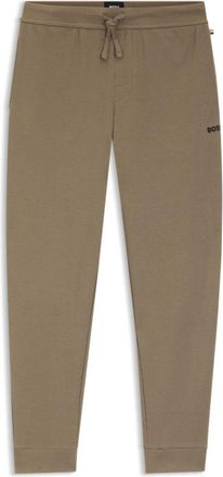 BOSS Waffle-structure pyjama bottoms in a cotton blend
