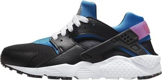 Nike Huarache Run GS E Trainers DR0166 Sneakers Shoes (UK 4 US 4.5Y EU 36.5, Black Mint Foam Photo Blue 001)