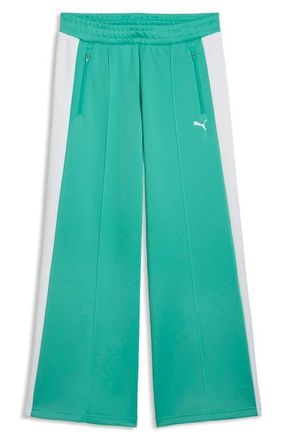 Puma T7 Low Rise Track Pants in Vibrant Green at Nordstrom, Size X-Large