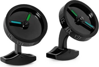 Tateossian Gemelli Steel Watch - Nero