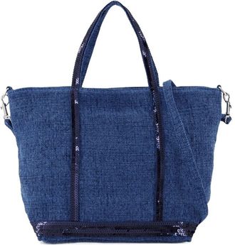 Vanessa Bruno Cabas S Crossbody - Linen - Blue