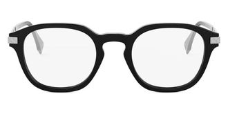 Fendi Demo Square Mens Eyeglasses FE50122F 001 51