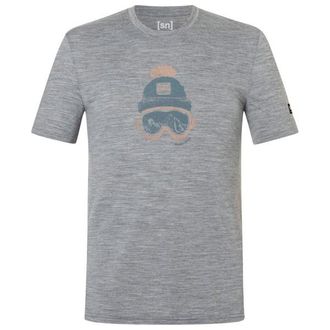 super.natural Gogeanie Tee Merinoshirt f&uuml;r Herren | grau