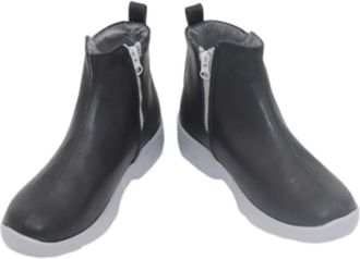Generic Womens Anime Cosplay Boots for Shiramitsu Ryui Fancy Stage Performance Props Shoes Custom Made Halloween Christma Comic Con (Black,11.5)