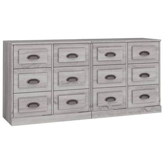 Berkfield Home Sideboards 2 pcs Grey Sonoma Engineered Wood