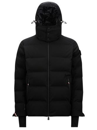 Moncler Black Embroidered Logo Jacket