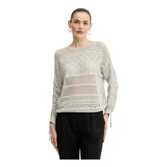 Guess Truien & Vesten, Dames, Beige, S, Polyester, Nellie Sweater
