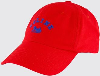 Celine Cappello da baseball in cotone con logo ricamato a contrasto