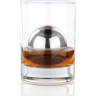 Viski Glacier Rocks Sphere in Stainless Steel in Silver at Nordstrom