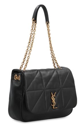 Saint Laurent Womens Shoulder Bag Jamie 4.3 Black Leather Lamb