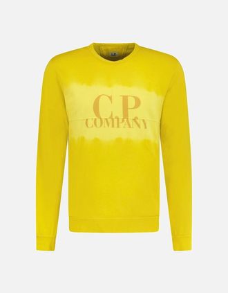 C.P. Company Mens CP Company Dye Logo Sweatshirt Yellow - Size: 34