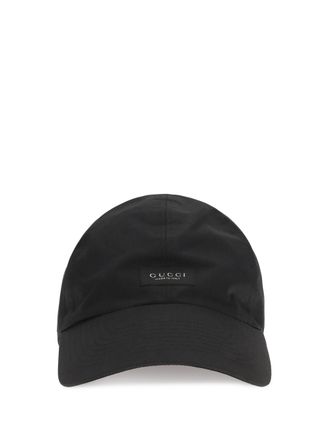Gucci A004XJ4HBKR Cotton Baseball Cap - Black