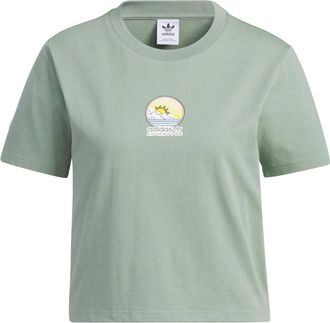adidas (WMNS) adidas Outdoor T-Shirt Asia Sizing Green IK8612