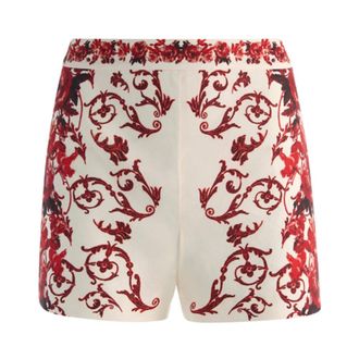 Alice & Olivia Hera High Rise Short - Dames - Korte broeken - Veelkleurig - Maat: XS Linnen