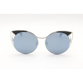 Escada Ladies Black Round Sunglasses SESA46F-1