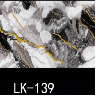 Trade Shop Trade Shop - Panel Adhesivo De Efecto De M&aacute;rmol Blanco Negro Con Oro 120x300cm Paredes Parasche Ram