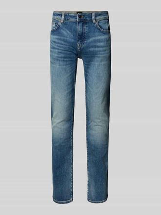 Boss Orange by Hugo Boss BOSS Orange Slim Fit Jeans aus Baumwoll-Mix Modell DELAWARE in Bleu, Größe 30/32
