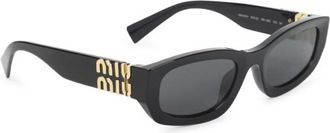 Miu Miu Black Logo Sunglasses