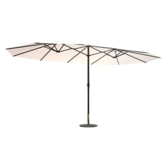 Concept Usine Parasol doble de 2,7 x 4,6 m crudo