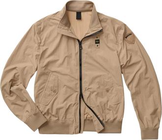Blauer Alwin Lichtgewicht Bomber - Heren - Zomerjassen - Beige - 2XL - Katoen - Jassen