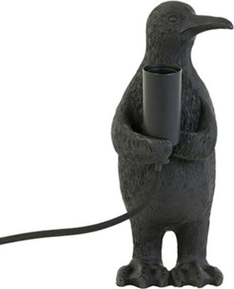 Light & Living Light&living - lampada da tavolo - Penguin - nero - plastica