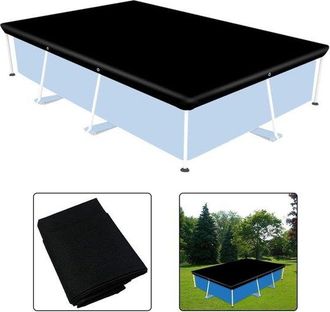 OEM Cubierta Para Piscina - Cubierta Para Piscina Exterior - Protege Tu Piscina - Protecci&oacute;n Uv - 221 X 150 Cm - Negro
