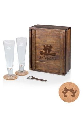 Picnic Time Glass Beverage Set in Mickey/minnie Brown at Nordstrom Rack