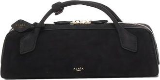 Alaia Le Teckel Suede Clutch