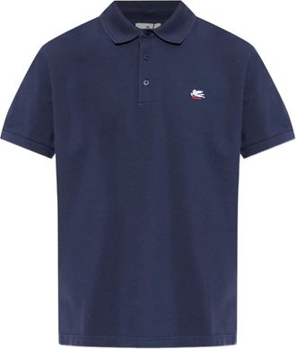 Etro Polo con logo - Blu