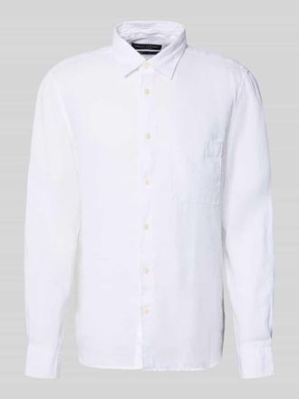 Marc O'Polo Regular Fit Freizeithemd aus reinem Leinen in Weiss, Gr&ouml;&szlig;e XXXL