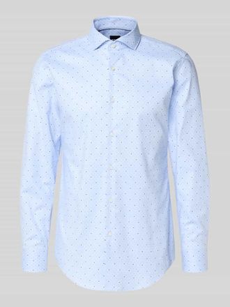 HUGO BOSS Regular Fit Businesshemd aus reiner Baumwolle in Bleu, Gr&ouml;&szlig;e 38