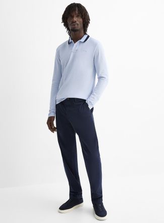 BOSS Mens Minimalist stretch chinos Straight fit