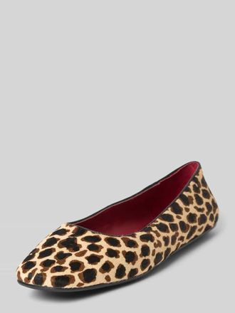 Marc Cain Ballerinas mit Allover-Animal-Print in Beige, Gr&ouml;&szlig;e 37