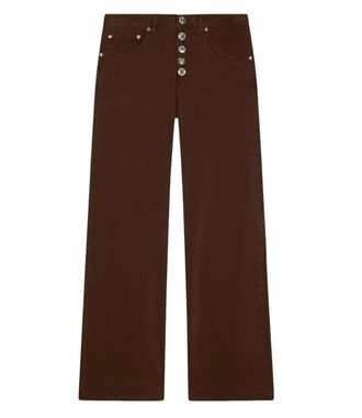 Dondup Straight-Leg Trousers With Unique Button Fly