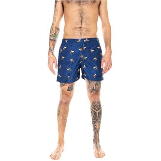 OAS Pantaloncini da mare con ricamo integrale Banana - - Swimwear - Uomo - Blu - S