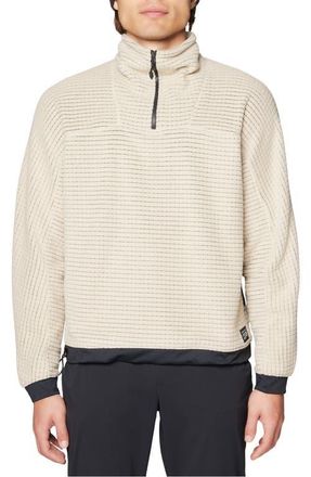 Mountain Hardwear Summit Grid Big Grid Half Zip Pullover in Fossil at Nordstrom, Size X-Large