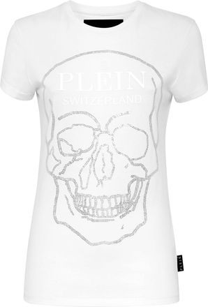 Philipp Plein T-shirt Round Neck SS Crystal Skull